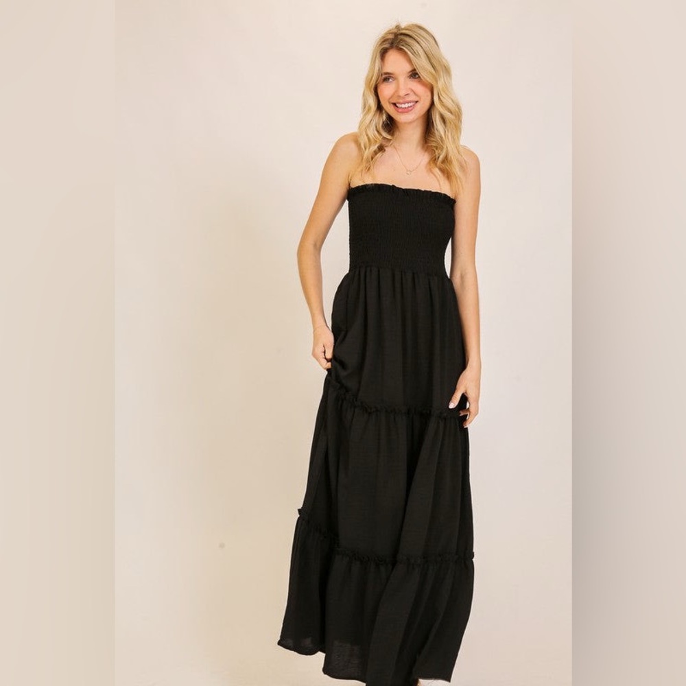 #48 Nova Strapless Maxi Dress